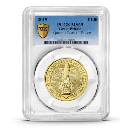 PCGS Certified 2019 Queen’s Beast Falcon